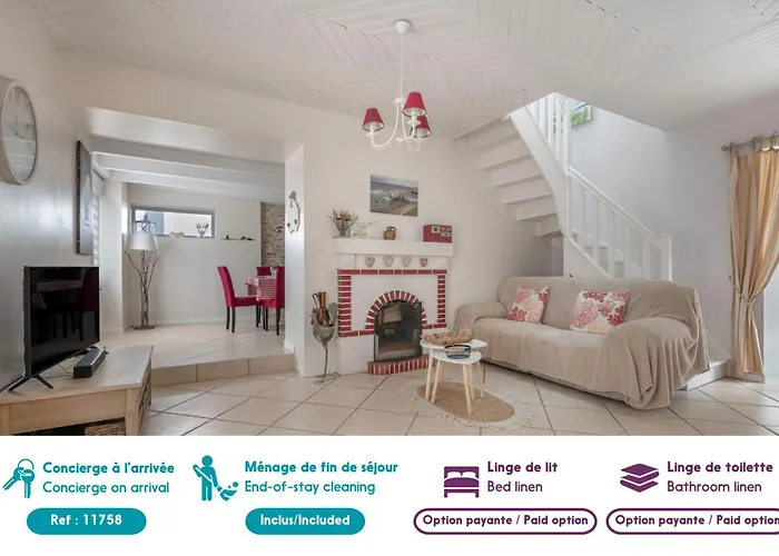 Ferienhaus Maison Pour 7 Avec Piscine A *